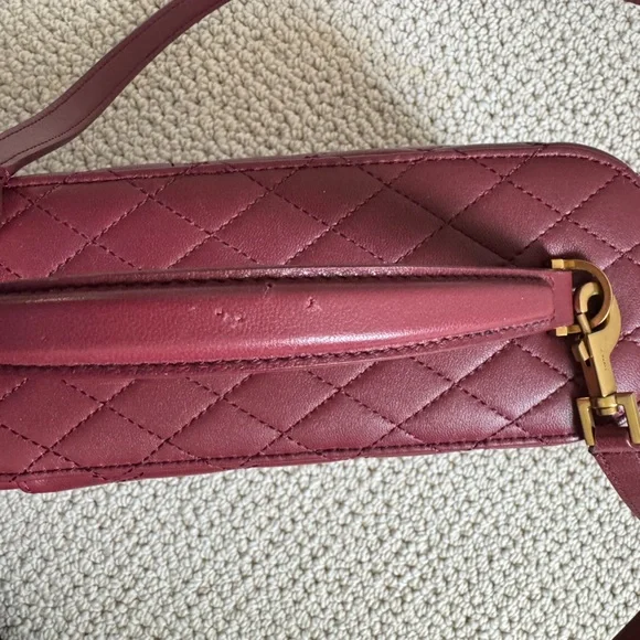 Yves Saint Laurent Gaby Vanity in Lambskin Rouge Cabernet - Picture 8 of 8